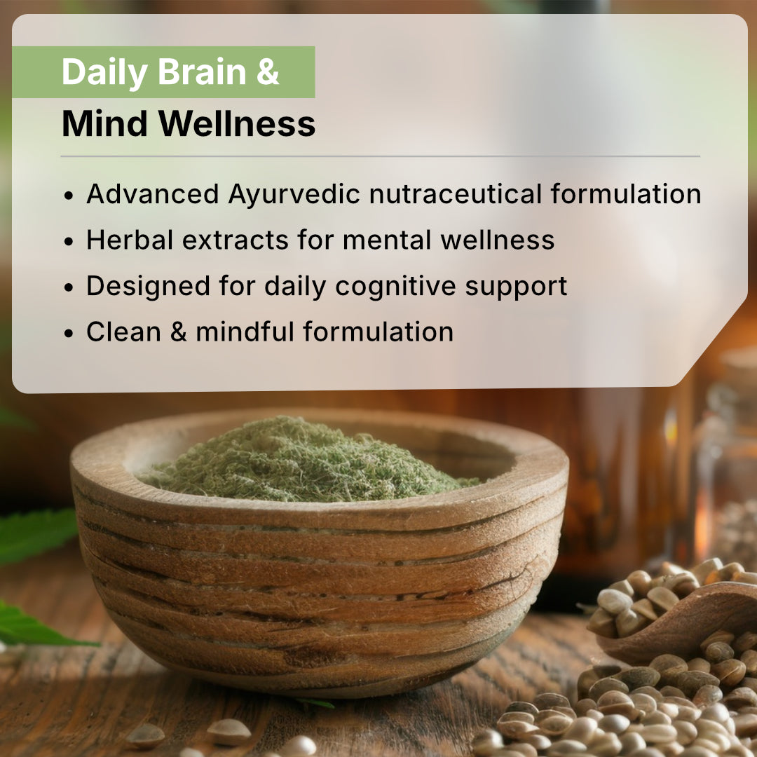BIOTEX B MAX+ Herbal Capsules with Brahmi & Ashwagandha | Veg