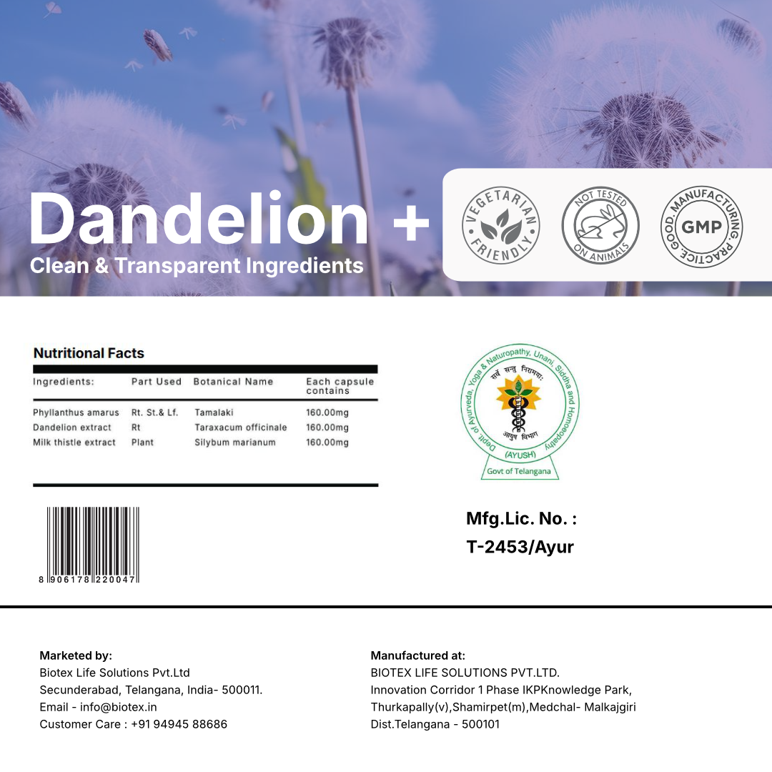 Dandelion + Capsules