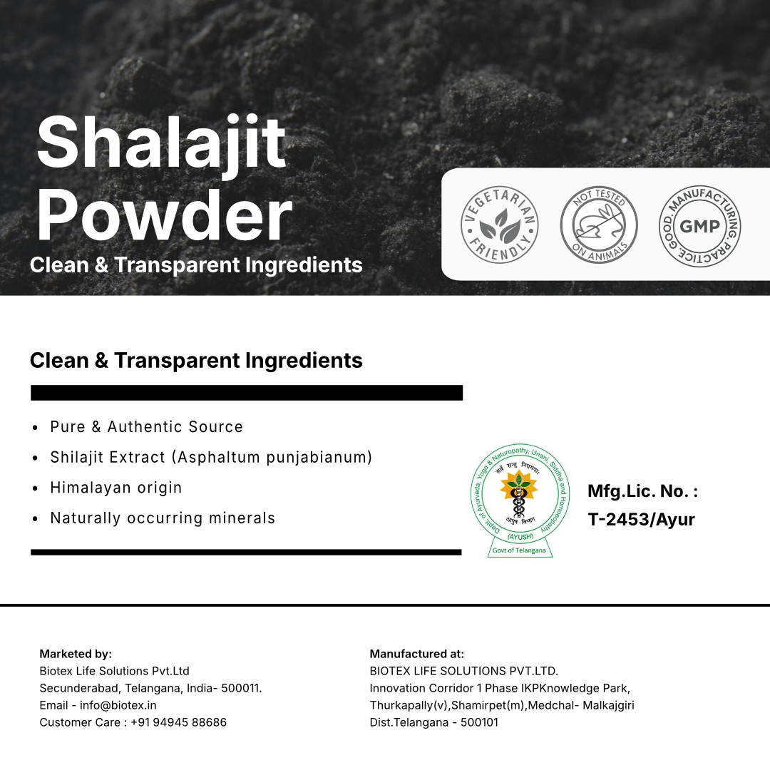 Biotex Shilajit Powder
