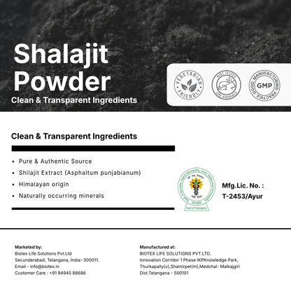 Biotex Shilajit Powder